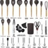 71te4ZWNXLS._AC_SL1500_ Comprehensive review of BESTZMWK cooking utensils set with silicone and wooden handles
