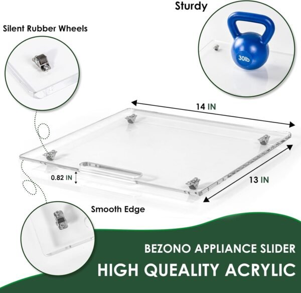 71uk5yoW8kL._AC_SL1500_ Review of BEZONO Appliance Sliders for Kitchen Coffee Makers and Mixers