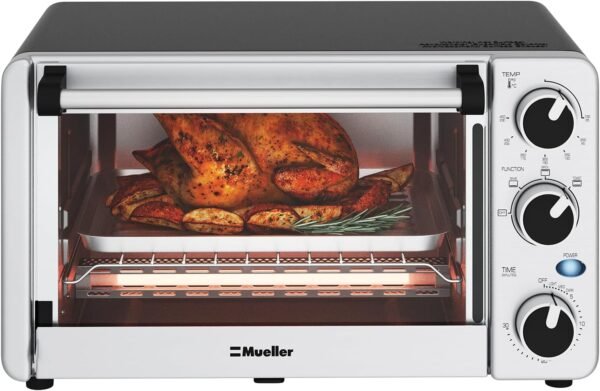 71xf9NRWklL._AC_SL1500_ Mueller Toaster Oven MT-175 Review Compact Convection Oven with Timer and Versatile Baking Options
