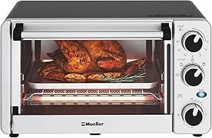 71xf9NRWklL.__AC_SX300_SY300_QL70_ML2_ Mueller Toaster Oven MT-175 Review Compact Convection Oven with Timer and Versatile Baking Options
