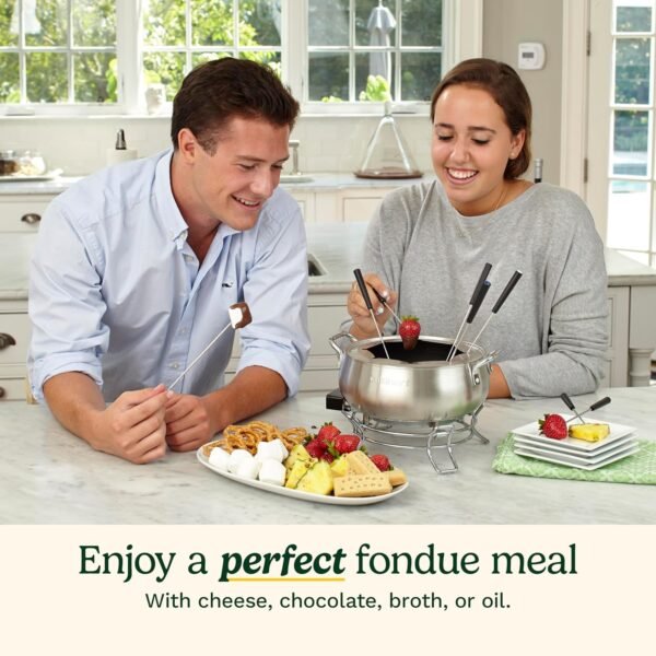 8154SBT0h3L._AC_SL1500_ Cuisinart Electric Fondue Pot Review Best for Chocolate, Cheese, and Broth Lovers