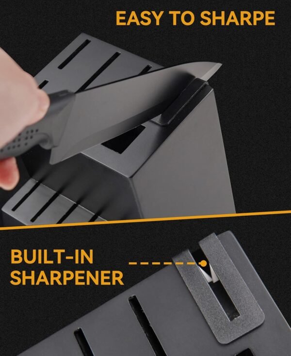 818as6ofMlL._AC_SL1500_ Comprehensive review of Hundop 15-piece kitchen knife set with self-sharpening block