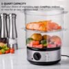 81A1-0sMrRL._AC_SL1500_ OVENTE Electric Food Steamer FS62S Review Compact 2-Tier Design for Healthy Cooking