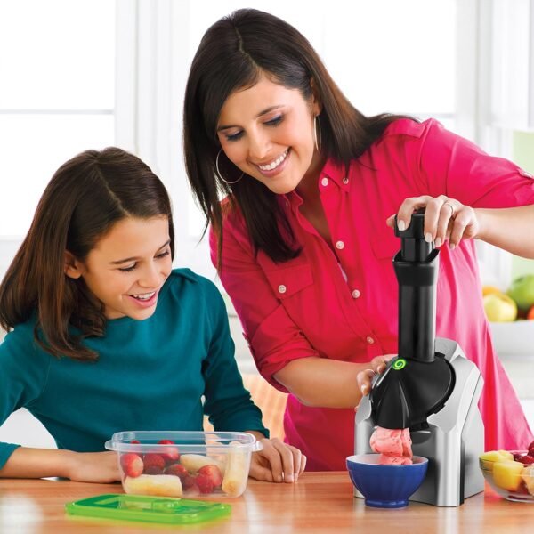 81DcKpp5vtL._AC_SL1500_ Yonanas Classic Frozen Fruit Soft Serve Maker review for healthy vegan desserts
