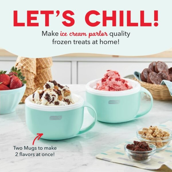 81EgndvVUWL._AC_SL1500_ DASH My Mug Ice Cream Maker review compact machine for gelato, yogurt, and sorbet