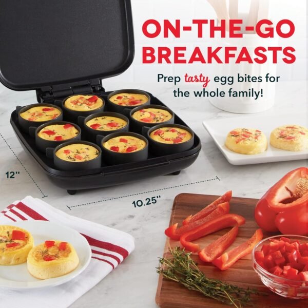 81KPu95yu7L._AC_SL1500_ Dash Family Size Egg Bite Maker Review Best for Healthy Snacks and Breakfasts