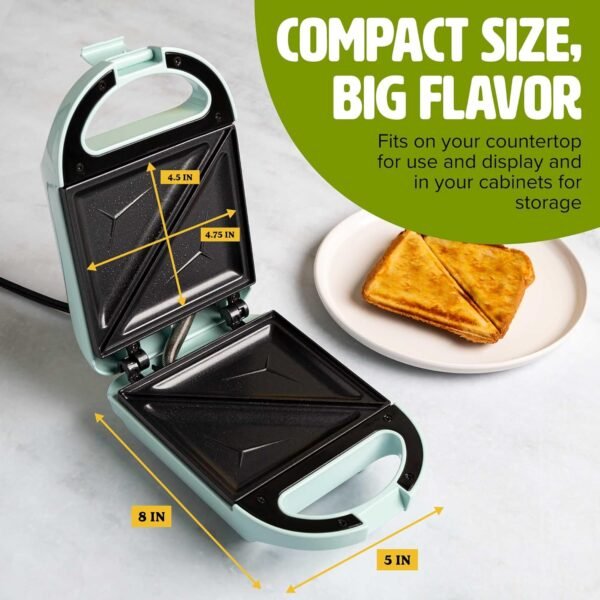 81LanFm3EaL._AC_SL1500_ Tasty Mini Sandwich Maker review Quick and Compact Solution for Grilled Cheese and Paninis
