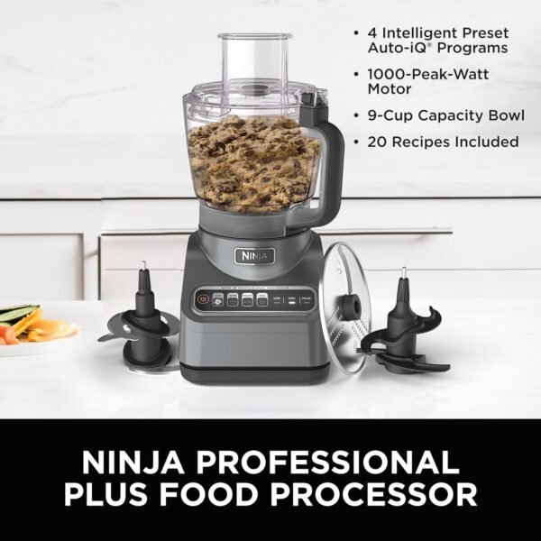 81RsqO2vQHL._AC_SL1500_ Ninja BN601 food processor review powerful 1000-watt performance with versatile kitchen functions