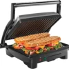 81UsdTZoXLL.__AC_SX300_SY300_QL70_FMwebp_ Chefman Panini Press Grill review compact 4-slice sandwich maker with non-stick plates