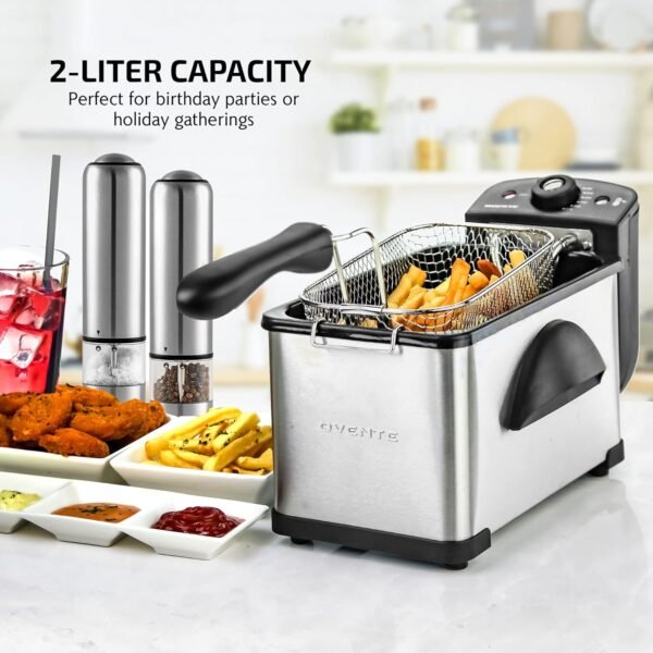 81VliWd2ccL._AC_SL1500_ OVENTE Electric Deep Fryer 2L Review High-Performance Stainless Steel for Perfect Frying