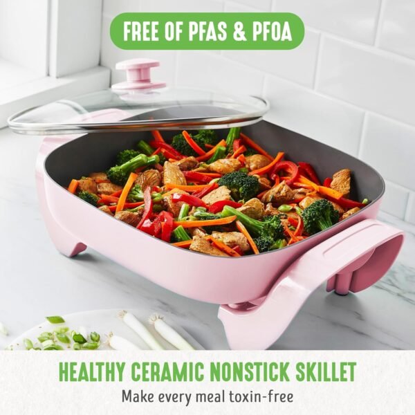 81WT1Yp6pPL._AC_SL1500_ GreenLife Electric Skillet review Healthy Ceramic Nonstick Cooking Performance and Features