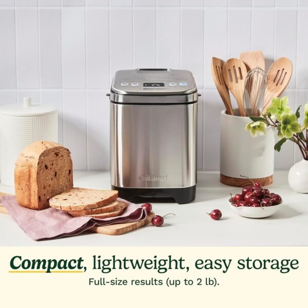 81bRrivAZ9L._AC_SL1500_ Cuisinart Bread Maker Machine CBK-110NAS review compact design with customizable settings and features
