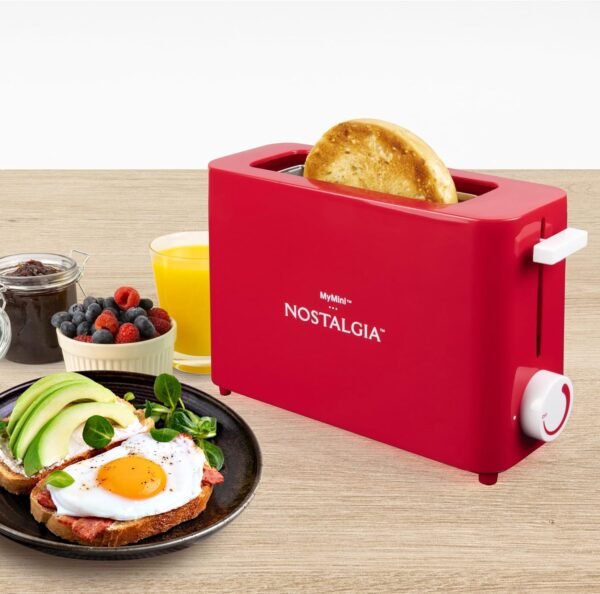 81cmReUIC5L._AC_SL1500_ Review of Nostalgia MyMini Single Slice Toaster Compact Design and Features