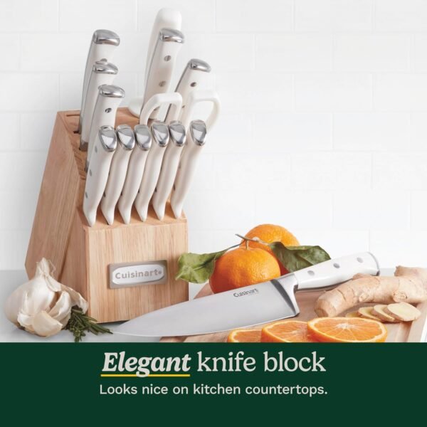 81d1aSiFG5L._AC_SL1500_ Cuisinart 15-Piece Knife Set review High Carbon Stainless Steel durability
