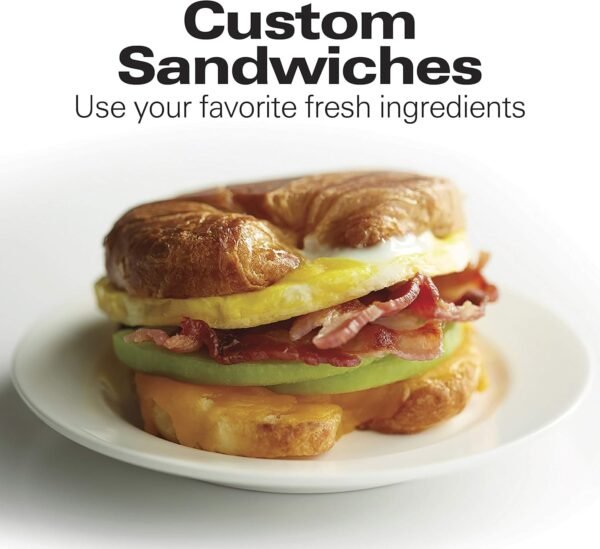 81eFyumak3L._AC_SL1500_ Hamilton Beach breakfast sandwich maker review customizable options and quick meal solutions
