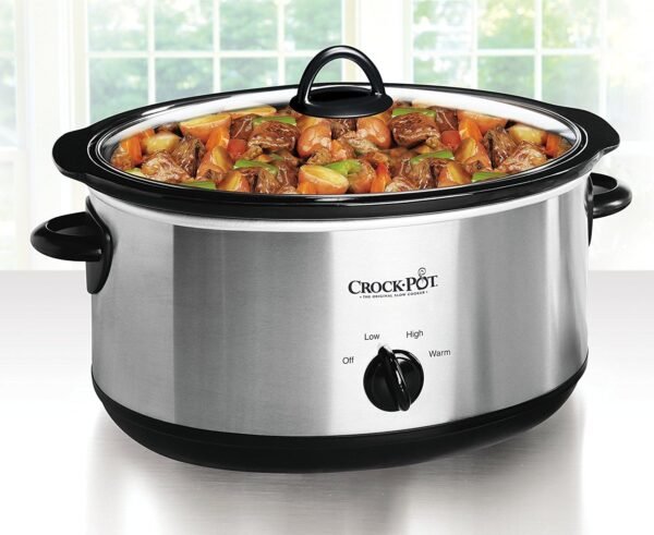81f7HhGe-IL._AC_SL1500_ Crock-Pot 7 Quart Slow Cooker Review Stainless Steel SCV700-S-BR for Large Families