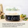 81gEJ07VoFL._AC_SL1500_ BELLA Food Steamer Review Two Tier Stainless Steel Design for Effortless Cooking