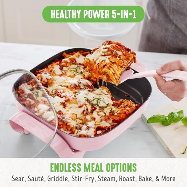 81gcbxNtPsL._AC_SL1500_ GreenLife Electric Skillet review Healthy Ceramic Nonstick Cooking Performance and Features