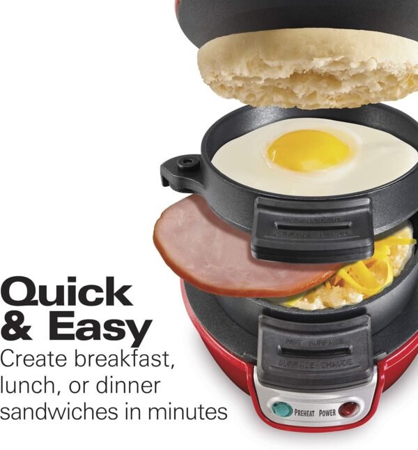 81h23L8kUJL._AC_SL1500_ Hamilton Beach breakfast sandwich maker review customizable options and quick meal solutions
