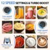 81hMDr-LDAL._AC_SL1500_ KOIOS Immersion Blender HB-8803 Review 2024 Powerful 12-Speed Handheld Blender with Turbo Mode
