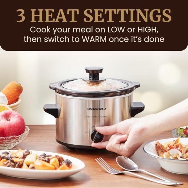 81nD0UuD3QL._AC_SL1500_ Elite Gourmet MST-250XS Electric Slow Cooker review 1.5 Quart Stainless Steel performance