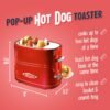 81qVUns2f9L._AC_SL1500_ Nostalgia Hot Dog Toaster HDT600RETRORED review retro-style cooker for quick meals