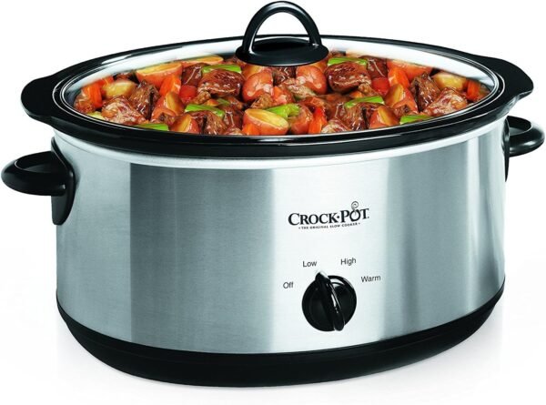 81s15a8-lGL._AC_SL1500_ Crock-Pot 7 Quart Slow Cooker Review Stainless Steel SCV700-S-BR for Large Families
