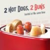 81xBcaQPkzL._AC_SL1500_ Nostalgia Hot Dog Toaster HDT600RETRORED review retro-style cooker for quick meals