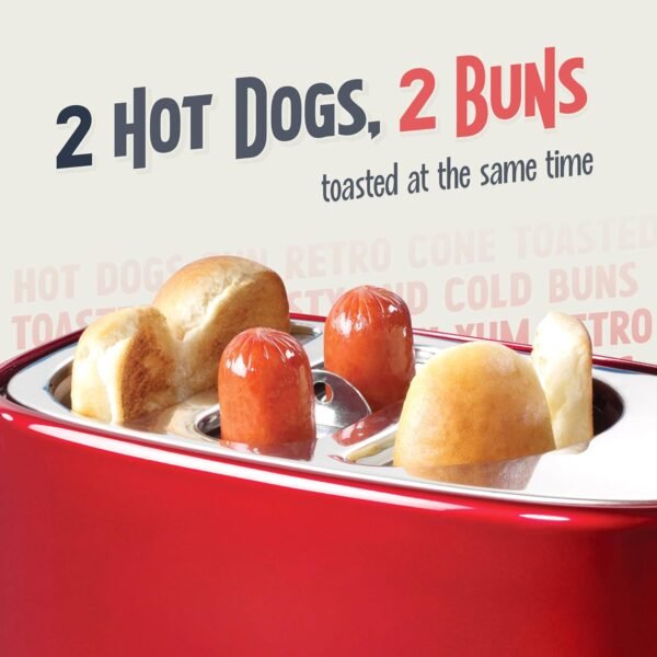 81xBcaQPkzL._AC_SL1500_ Nostalgia Hot Dog Toaster HDT600RETRORED review retro-style cooker for quick meals