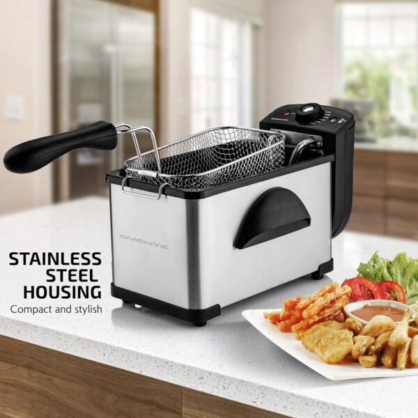 81zQj9jV94L._AC_SL1500_ OVENTE Electric Deep Fryer 2L Review High-Performance Stainless Steel for Perfect Frying