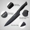 91JIvyBryL._AC_SL1500_ Comprehensive review of HUNTER.DUAL 15 Pcs kitchen knife set with block