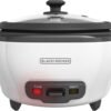 513d3QG-KeS._AC_SL1500_-2 BLACK+DECKER 6-Cup Rice Cooker, RC506, 3-cup Uncooked Rice, Steaming Basket, Removable Non-Stick Bowl, One Touch