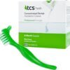 61OyaeErG8L._AC_SL1500_-2 TCS Fresh Concentrated Dental Appliance Cleaner Set, Professional Denture and Retainer Cleaner Powder with Soft Bristle Brush (24 Packets, 6 Month Supply, Mint Flavor)