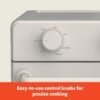 61fhm9IJPRL._AC_SL1500_-2 bella Air Fry Toaster Oven, 7 Preset Cooking Options, Dishwasher-Safe EverGood Coated Trays Included, 60-Minute Auto Shutoff w Audible Timer, Power Indicator Light, 1700 Watt, Oatmilk