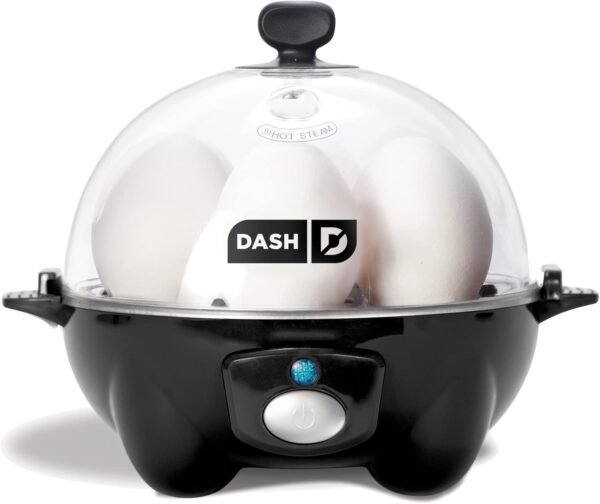 61pF6D-ulVL._AC_SL1500_-1 DASH Rapid Egg Cooker: 6 Egg Capacity Electric Egg Cooker for Hard Boiled Eggs, Poached Eggs, Scrambled Eggs, or Omelets with Auto Shut Off Feature - Black