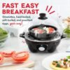 717ry1cATEL._AC_SL1500_-1 DASH Rapid Egg Cooker: 6 Egg Capacity Electric Egg Cooker for Hard Boiled Eggs, Poached Eggs, Scrambled Eggs, or Omelets with Auto Shut Off Feature - Black