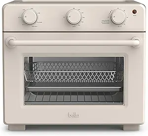 71C2KgcdTmL.__AC_SX300_SY300_QL70_FMwebp_ bella Air Fry Toaster Oven, 7 Preset Cooking Options, Dishwasher-Safe EverGood Coated Trays Included, 60-Minute Auto Shutoff w Audible Timer, Power Indicator Light, 1700 Watt, Oatmilk