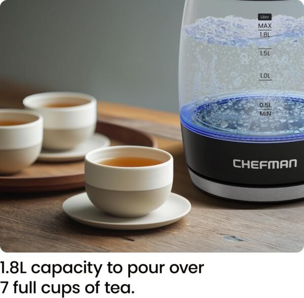 71Imgn0LwL._AC_SL1500_ Chefman Fast-Boil Electric Kettle Review Rapid Boiling Safety and Style Explored