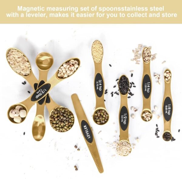 71Rr8DyUVL._AC_SL1500_ BIDFUL Magnetic Measuring Spoons Set Review Accurate Stainless Steel Kitchen Gadgets