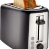 71cmt6zgFHL._AC_SL1500_-2 Amazon Basics 2 Slice Toaster, With 6 Browning Settings, Extra Wide Slots For Bagels and Special Breads, Removable Easy-to-Clean Crumb Tray, Cancel/Defrost/Bagel Buttons, 900W, Black & Silver