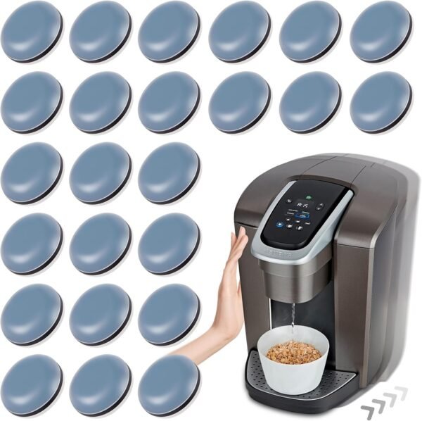 71k5Re3YvhL._AC_SL1500_-2 Appliance Sliders for Kitchen 24 PCS Self-adhesive Small Kitchen Finds Appliance Slider Hacks Easy to MovIing & Space Saving Must Have Home Gadgets Mixer Accessories for Countertop
