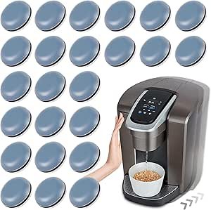 71k5Re3YvhL.__AC_SX300_SY300_QL70_ML2_ Appliance Sliders for Kitchen 24 PCS Self-adhesive Small Kitchen Finds Appliance Slider Hacks Easy to MovIing & Space Saving Must Have Home Gadgets Mixer Accessories for Countertop
