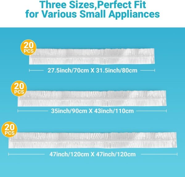 71pRoP6t3eL._AC_SL1500_ Comprehensive Review of RAINFLOW Kitchen Appliance Dust Covers for Small Appliances