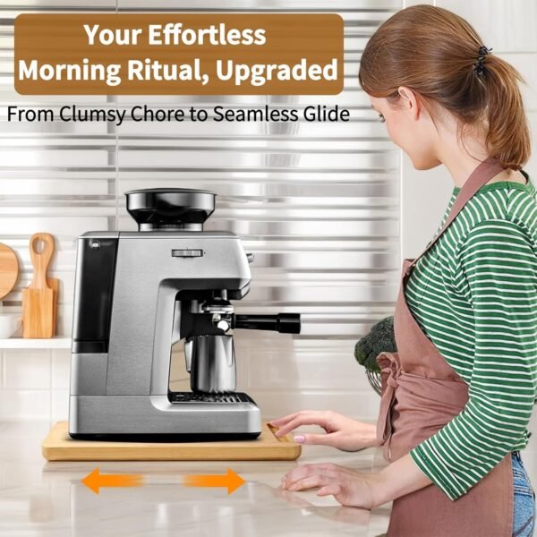71uxKEoI6uL._AC_SL1500_ Bamboo Appliance Slider Review Heavy Duty KitchenAid Mixer and Coffee Maker Tray