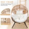 81-CgNAT2YL._AC_SL1500_ Vongrasig Egg Chair Review Cozy Outdoor Patio Lounge with Durable PE Rattan Design