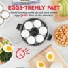 818er1YhMuL._AC_SL1500_-1 DASH Rapid Egg Cooker: 6 Egg Capacity Electric Egg Cooker for Hard Boiled Eggs, Poached Eggs, Scrambled Eggs, or Omelets with Auto Shut Off Feature - Black
