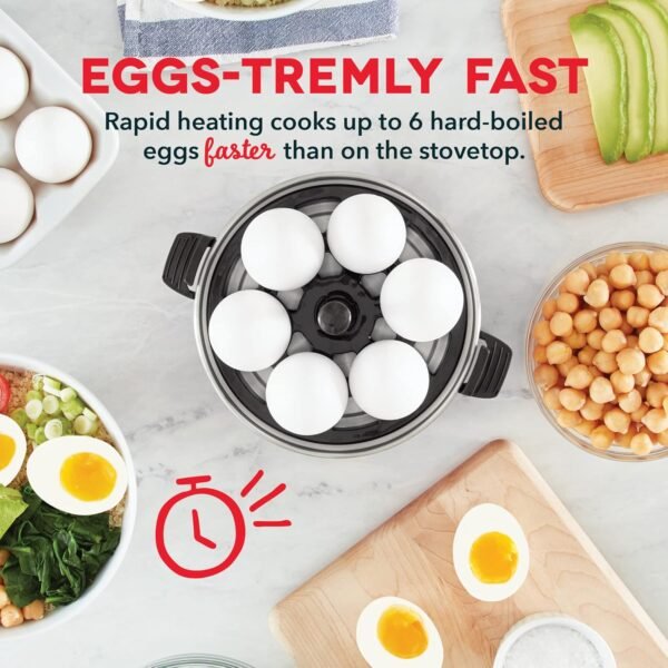 818er1YhMuL._AC_SL1500_-1 DASH Rapid Egg Cooker: 6 Egg Capacity Electric Egg Cooker for Hard Boiled Eggs, Poached Eggs, Scrambled Eggs, or Omelets with Auto Shut Off Feature - Black