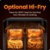 819EWVhAhdL._AC_SL1500_-2 CHEFMAN 6 Quart Dual Basket Air Fryer Oven with Easy View Windows, Sync Finish, Hi-Fry, Auto Shutoff, 2 Independent 3Qt Nonstick Dishwasher Safe Frying Baskets, Digital Double Air Fryer - Black