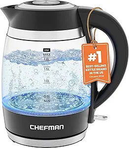 81Igmra8QXL.__AC_SX300_SY300_QL70_FMwebp_ Chefman Fast-Boil Electric Kettle Review Rapid Boiling Safety and Style Explored