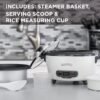 81RSL5c-AZL._AC_SL1500_-2 BLACK+DECKER 6-Cup Rice Cooker, RC506, 3-cup Uncooked Rice, Steaming Basket, Removable Non-Stick Bowl, One Touch